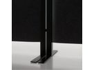 AREA acoustic wall - fiber black - 140x120cm Suspended Cadre black