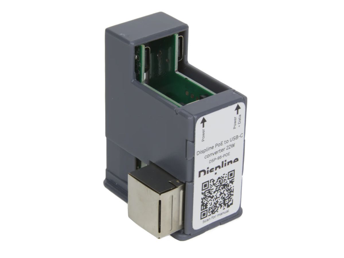 PoE Konverter 20 Watt - USB-C / Strom + Daten oder nur Strom