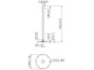 PFA 9155 - Pied de sol pour écran 160 cm, argent