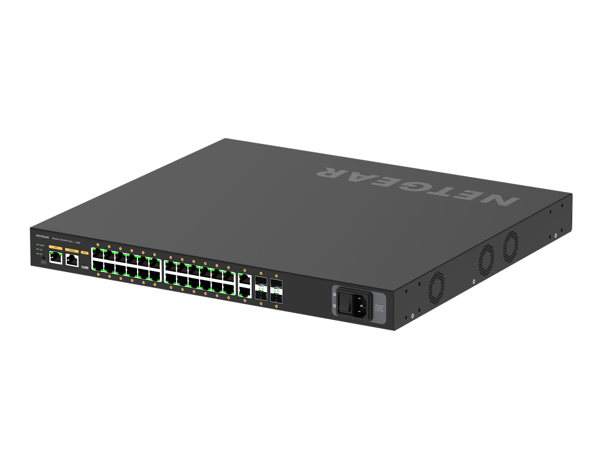 M4250-26G4XF-PoE+ 26xRJ45+ 4xSFP - Network Switch 24xPoE, 480W