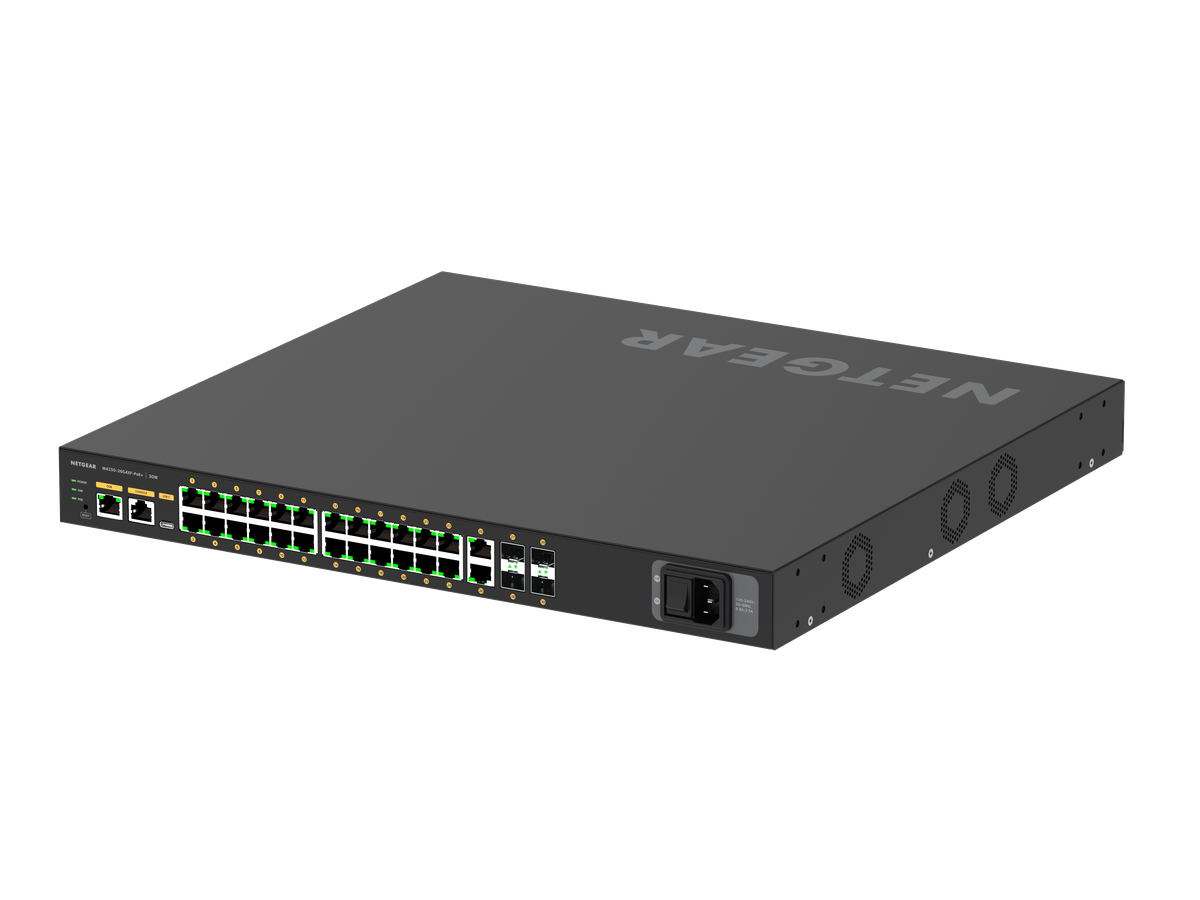 M4250-26G4XF-PoE+ - Network Switch 26Port 1G, Managed, 480W