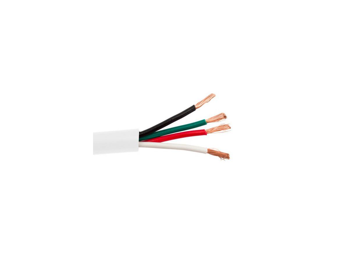 Pro SPEAKER CABLE - Weiss / 4 x AWG16 - 16/4OFC-HD-WT-D Box 152m