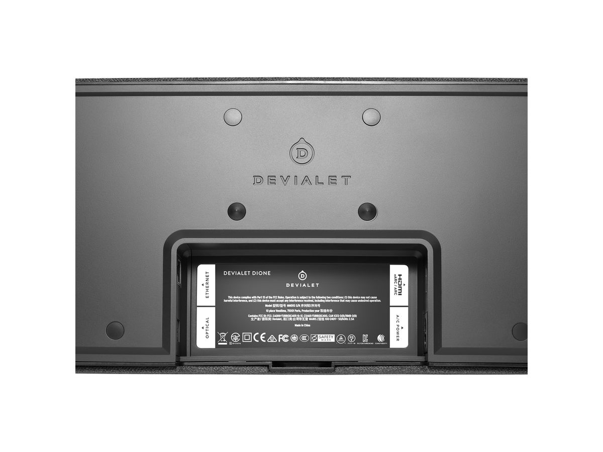 Dione - Soundbar Dolby Atmos 5.1.2, dark grey