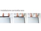 Living Thin - Rahmenleinwand 200 x 113cm - 16:9 Grey High Contrast - UST