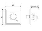 AT 106 - Volume control. 6W. 10 power taps