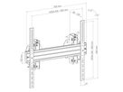 WH Synchron HD 55-75 Zoll - Wandhalterung schwerlast - 55-75 Zoll -