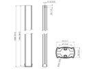 PUC 2515 - Deckenabhängungsprofil L 150 cm, Silber