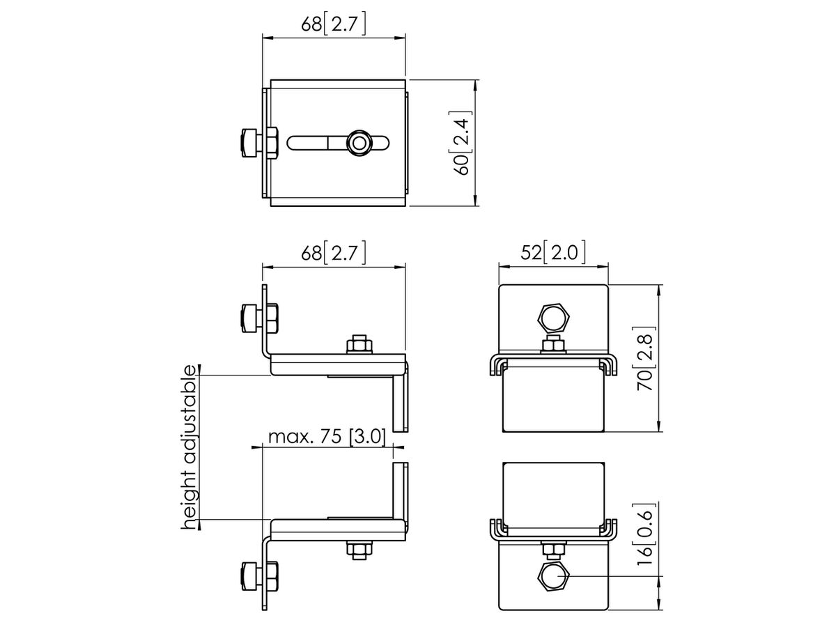 PFA 9127 - Zubehörklammer für PUC24xx/25xx/27xx