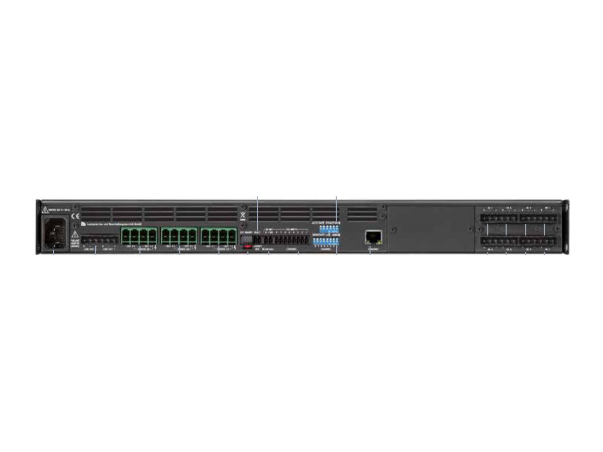 PA 2400 DSC - 'Endstufe mit  8 x 8 DSP , 19'', 1 HE, 2