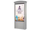 KOP55XHB2-S-EUK silber - Doppelseitiger 55" Smart Outdoor Kiosk