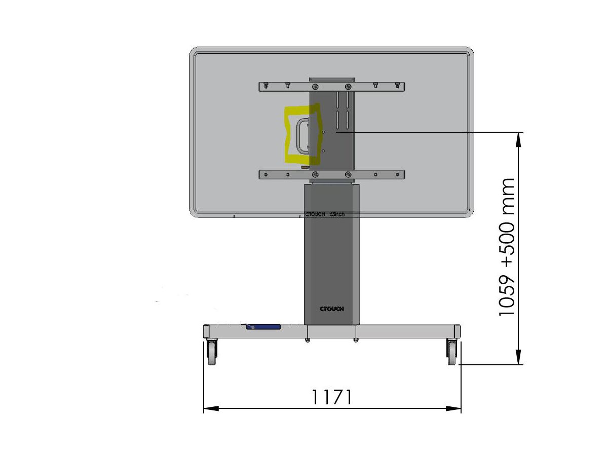 Handle Wallom 2 Trolley