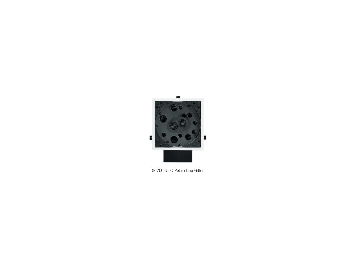 DE-X 200 STQ Polar weiss - Randloser Stereo-Einbaulautsprecher, qua