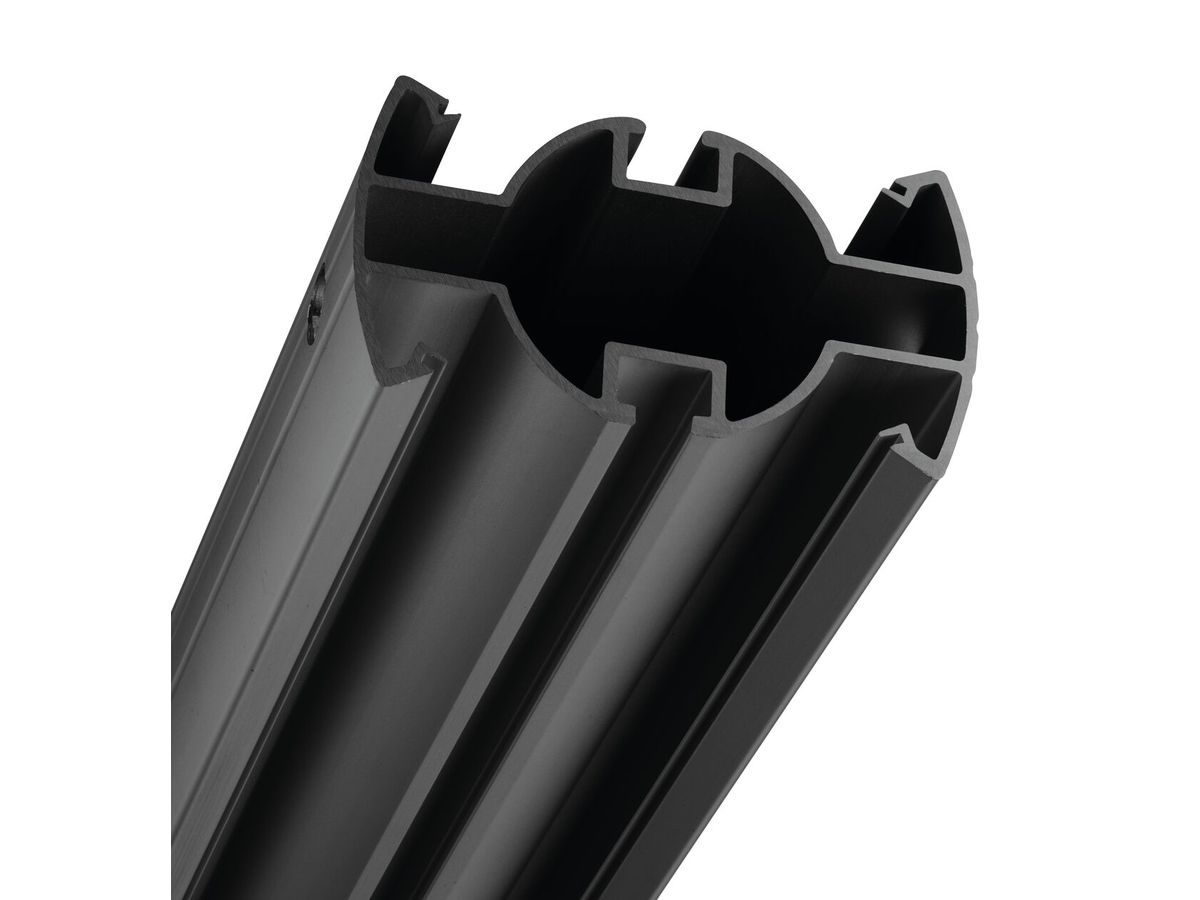 PUC 2508 - Deckenabhängungsprofil L 80 cm, Schwarz