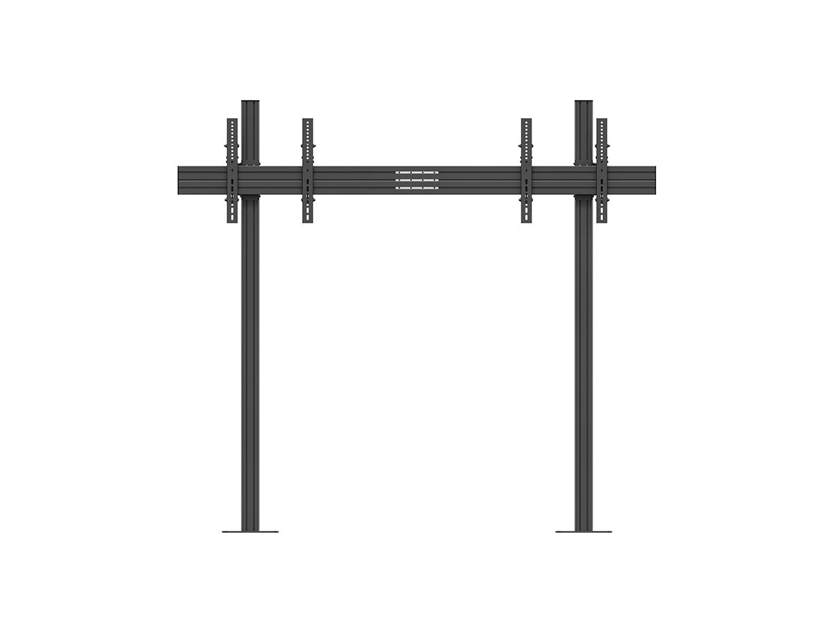 CPS Floor-Wall Dual 55 - 65 Zoll - Standsystem Boden-Wand fur 2 Displays 55