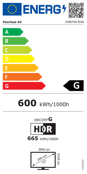 Energieetikette XHB653-EUK