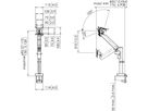 MOMO 4127 - Monitorhalter Motion Weiss