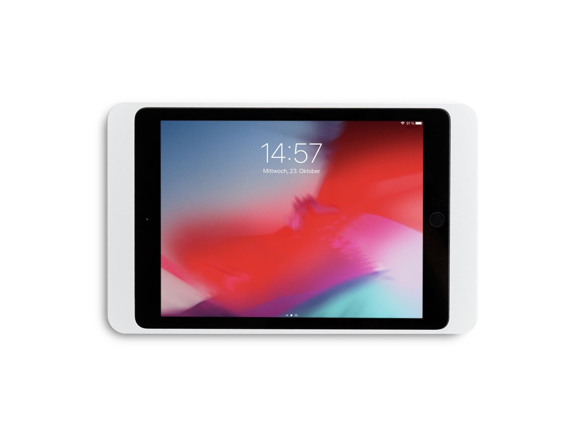 iPad Dame Wall weiss eloxiert - iPad 10.2" (7 + 8 + 9th gen.)