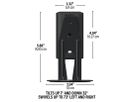 WSWME12-B2 - Wandhalter für Sonos Era 100, sz - Paar