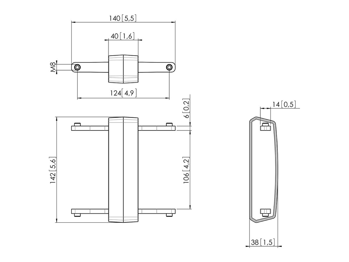 PFA 9104 - Raccord pour plaque gamme PFB 34xx