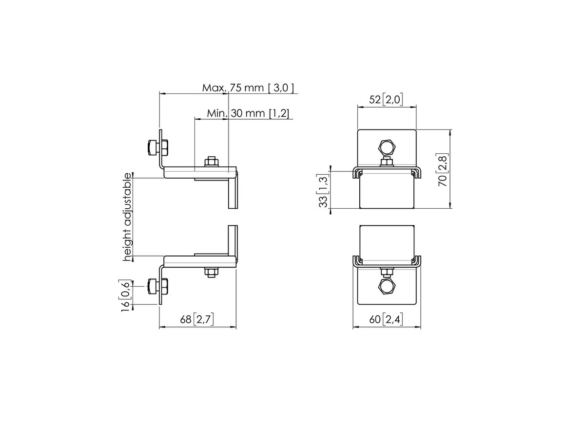 PFA 9127 - Zubehörklammer für PUC24xx/25xx/27xx