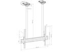 PLD Single HD - Schwerlast-Deckenhalterung - 75-100 Zoll