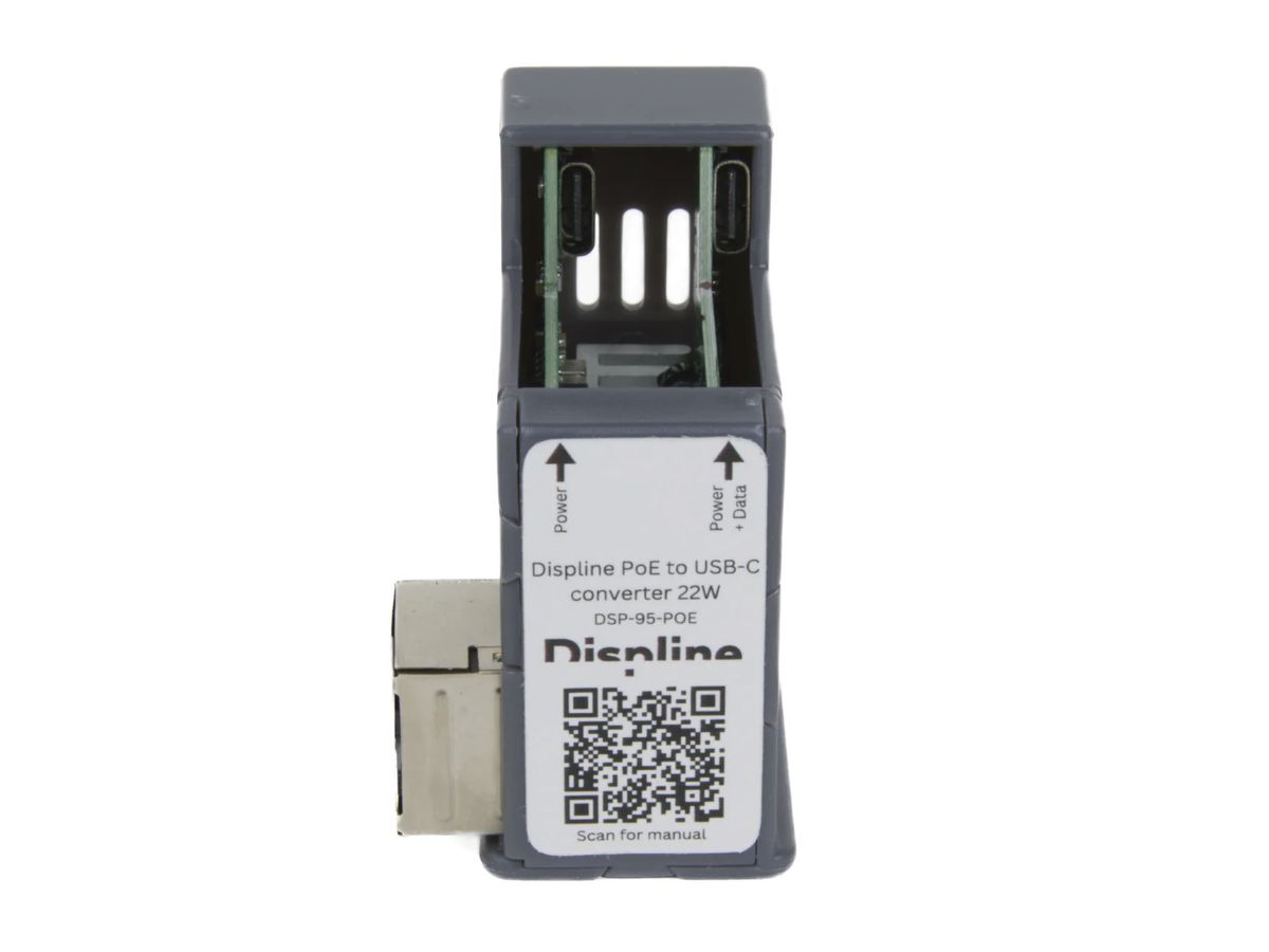 PoE Konverter 20 Watt - USB-C / Strom + Daten oder nur Strom