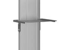 063.0110 - Standplattform 300 x 190 mm - Display Ständer, schwarz, max 85kg