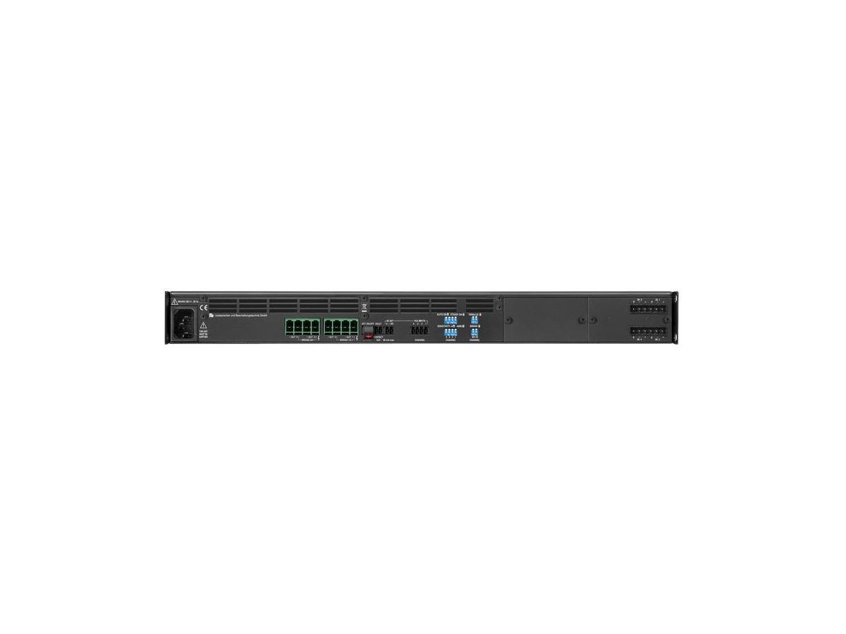PA 4100 - Endstufe, 1 HE, 4 x 100 Watt, 4 x Line I