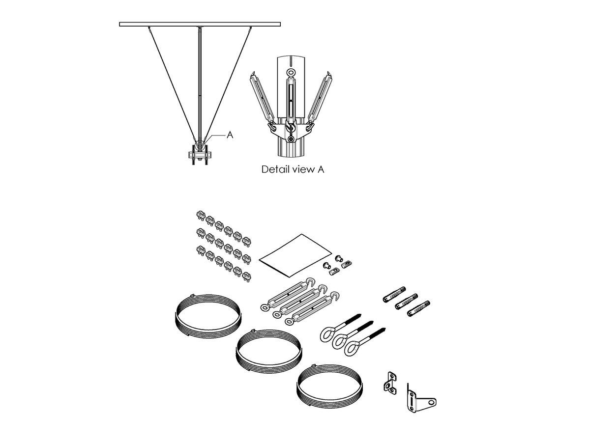 PUA 9510 - Stabilisierungsset für PUC24xx