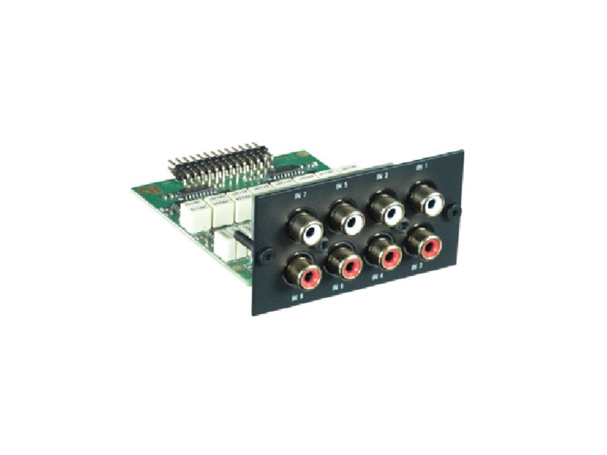 8 x IN-CINCH - Input-Modul 8 x Line in unsymmetrisch, C