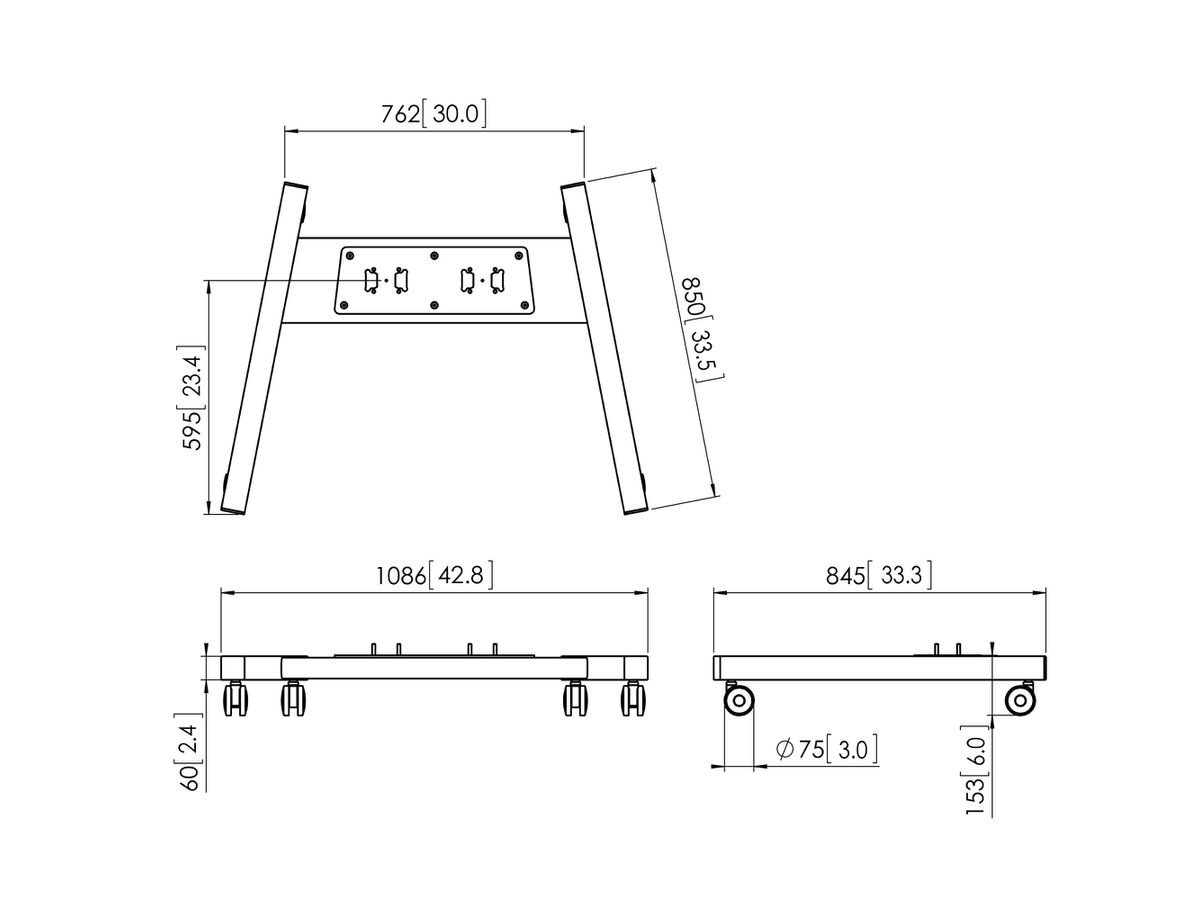 PFT 8530 - Wagenrahmen XL, Silber
