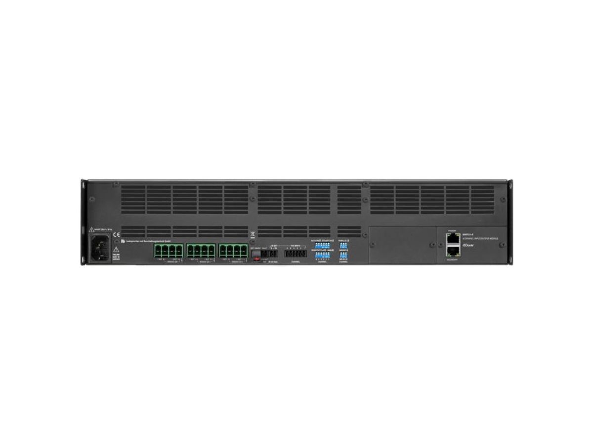 PA 6400 DANTE - 'Amplificateur de puissance, 19'', 2 UH,