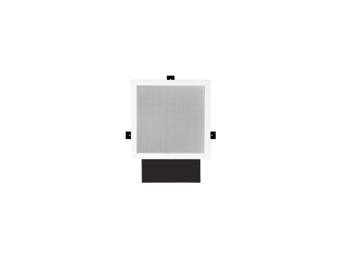 DE 140 QT Polar weiss - 2-Wege-Einbaulautsprecher, quadratisch,