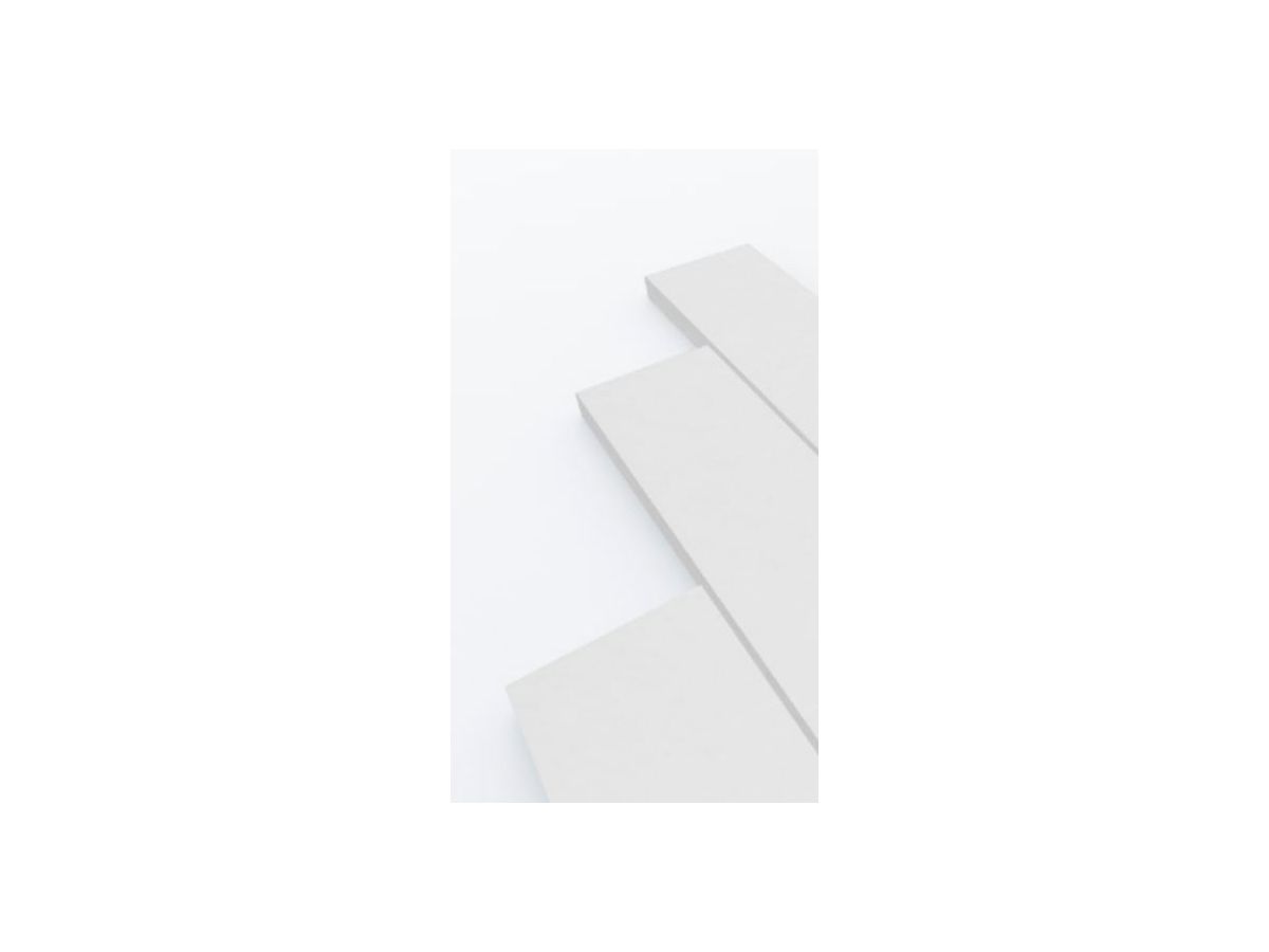 PARQUET acoustic wall - fiber white - 30x40cm Glue Mounting