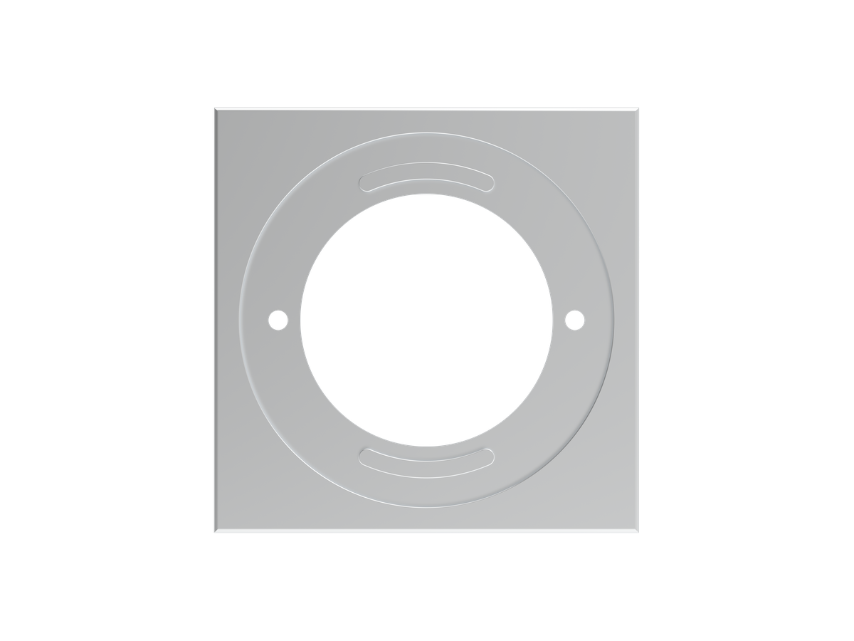 TY-B-PLT-SR - Turn 2 Wall Plate Silber
