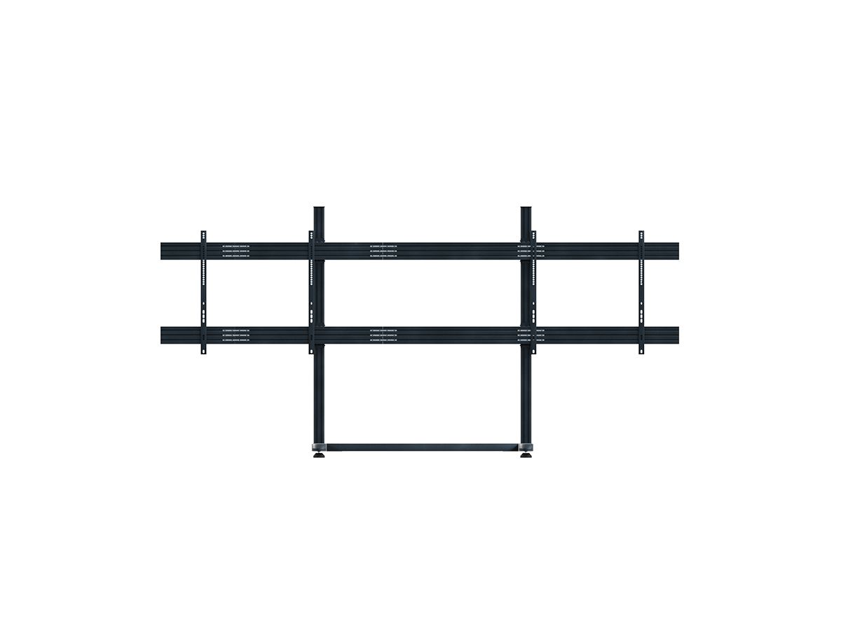 CPS Floorstand Dual 75 - 86 Zoll - Standsystem freistehend fur 2 Displays 7