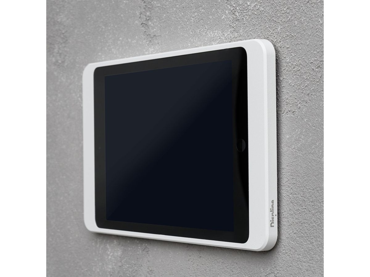 iPad Dame Wall weiss eloxiert - iPad 10.2" (7 + 8 + 9th gen.)