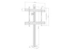 CPS Floor-Wall Single 75 - 86 Zoll - Standsystem Boden-Wand - 75-86 Zoll - VE