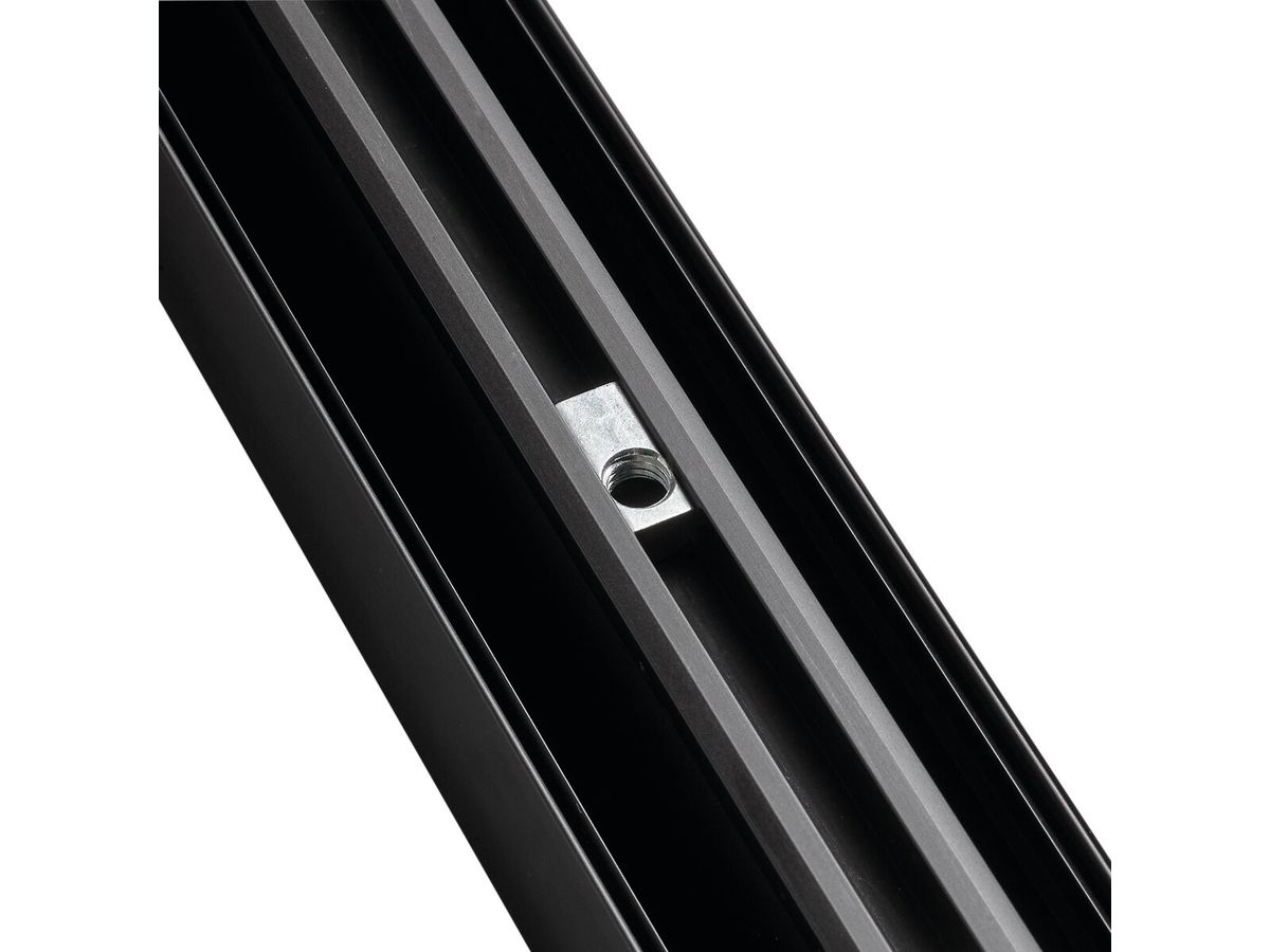 PUC 2415 - Deckenabhängungsprofil 150 cm, Schwarz