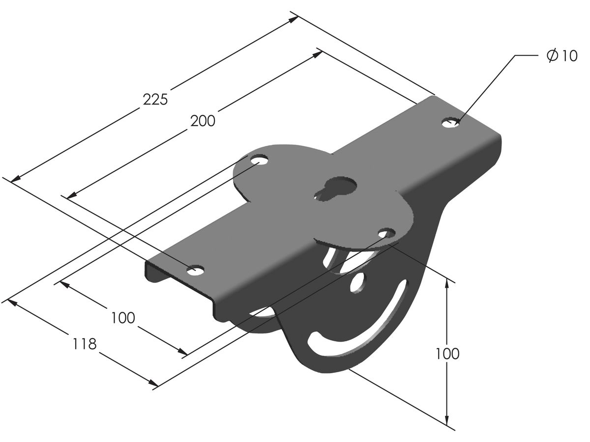 MOD-CPC - Platte für geneigte Flächen