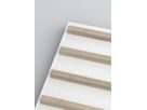 MICROBAFFLE acoustic wall - fiber white - 60x60cm False ceiling + wood