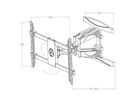 BrackIT L HD - Support mural inclin./pivot. 32û55 Zoll