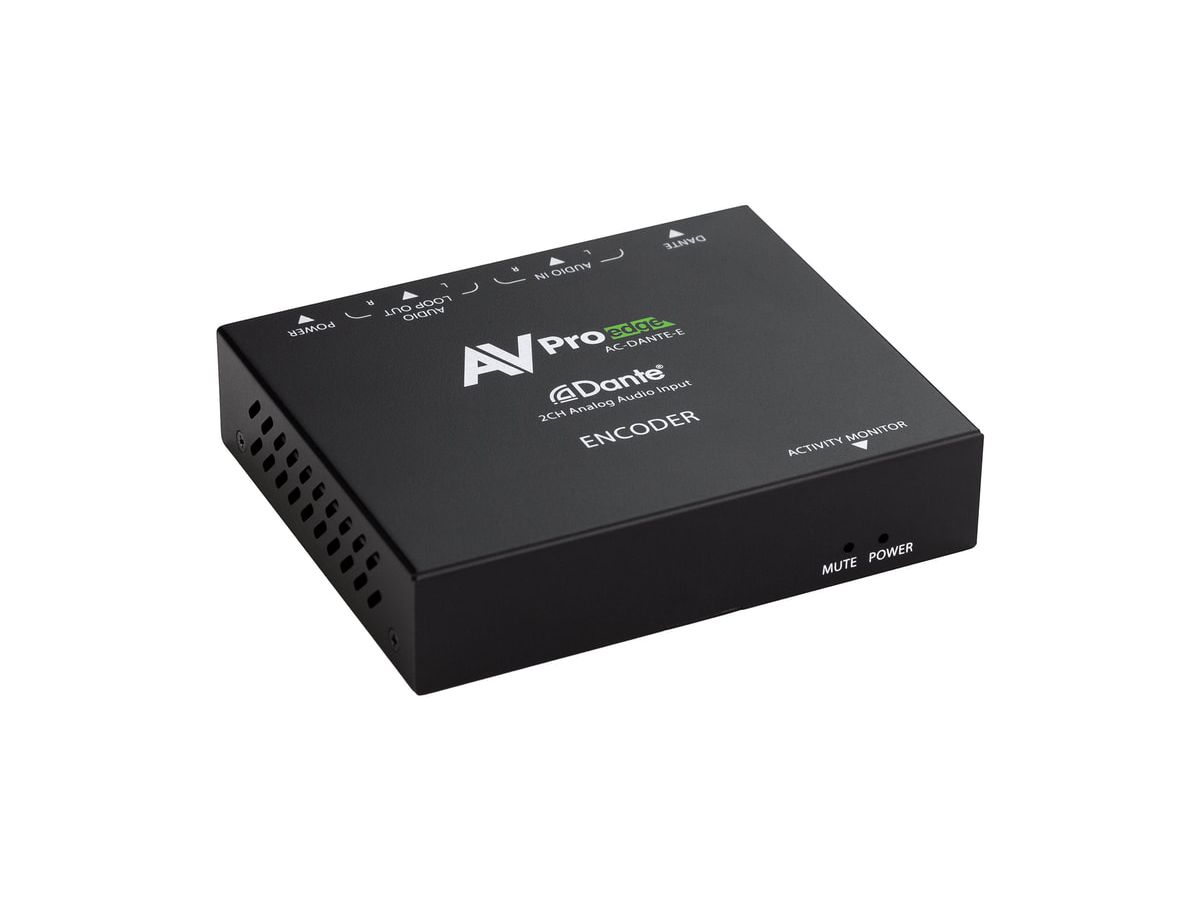 AV ProEdge AC-Dante-E - analoger Stereo-zu-Dante-Plattform-Encod
