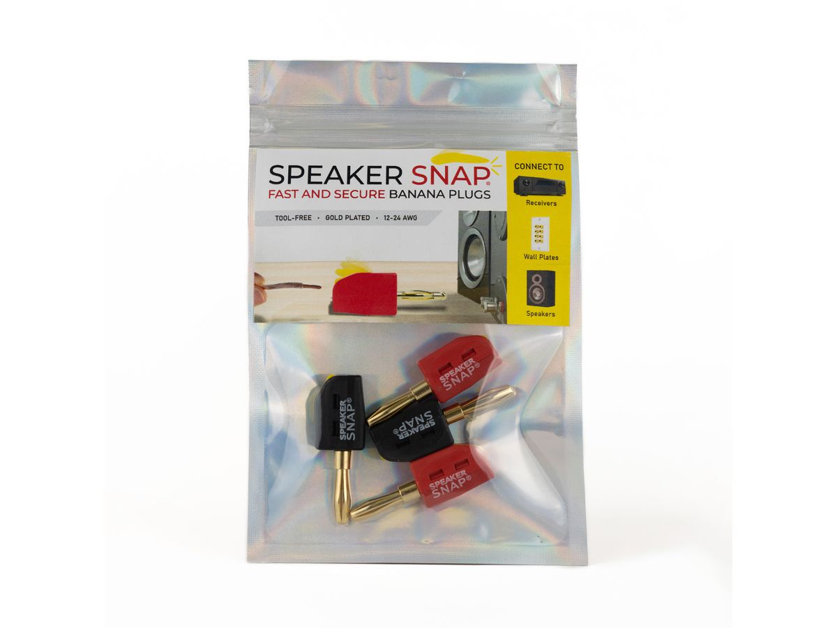 SSBP4 - Banana Plugs 2 paires / 4 pcs.