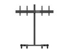 CPS Mobile Stand Dual 55 - 65 Zoll - Standsystem mobil fur 2 Displays 55-65