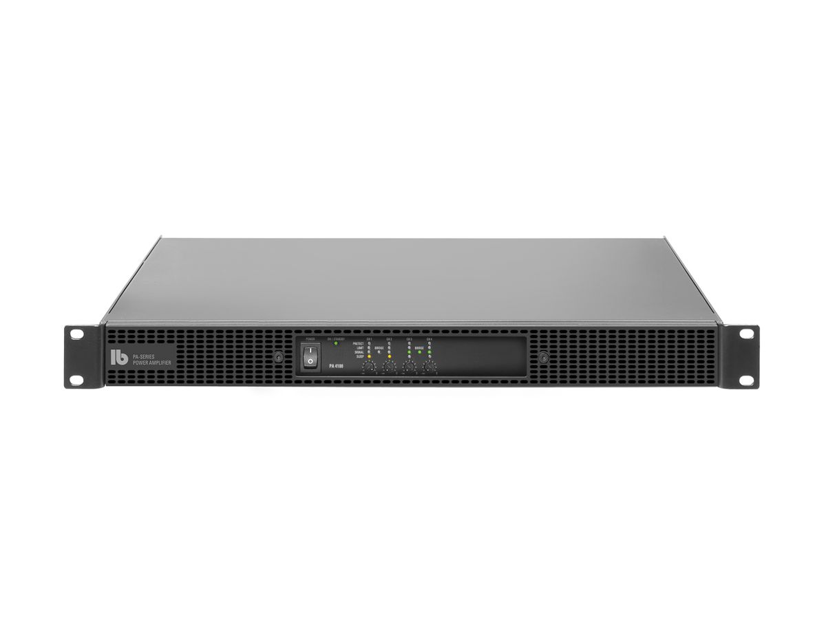PA 4100 CINCH - Endstufe, 1 HE, 4 x 100 Watt, 4 x Line I