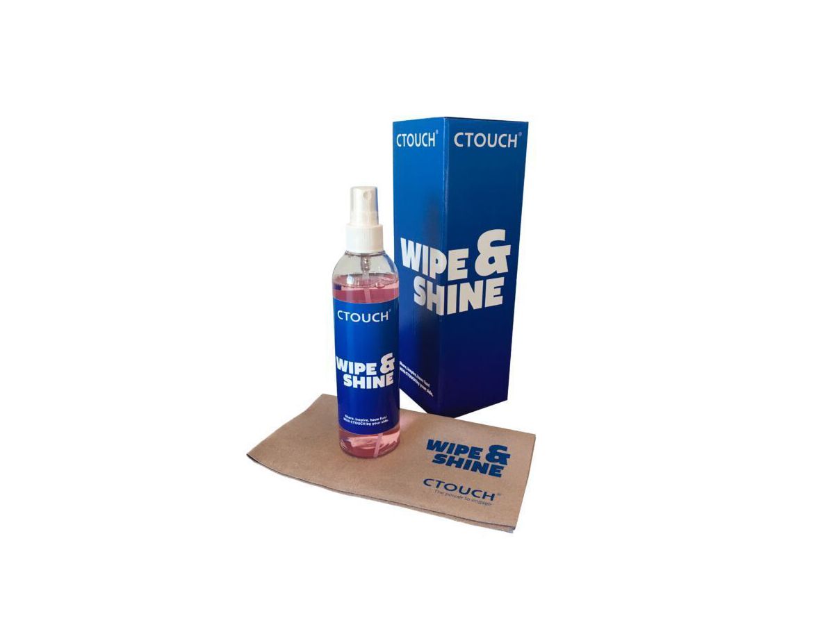 Wipe and Shine - Purificatuer 500 ml pour des écrans tact