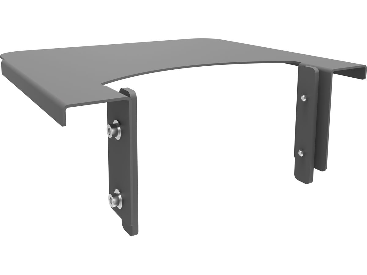 063.0110 - Standplattform 300 x 190 mm - Display Ständer, schwarz, max 85kg