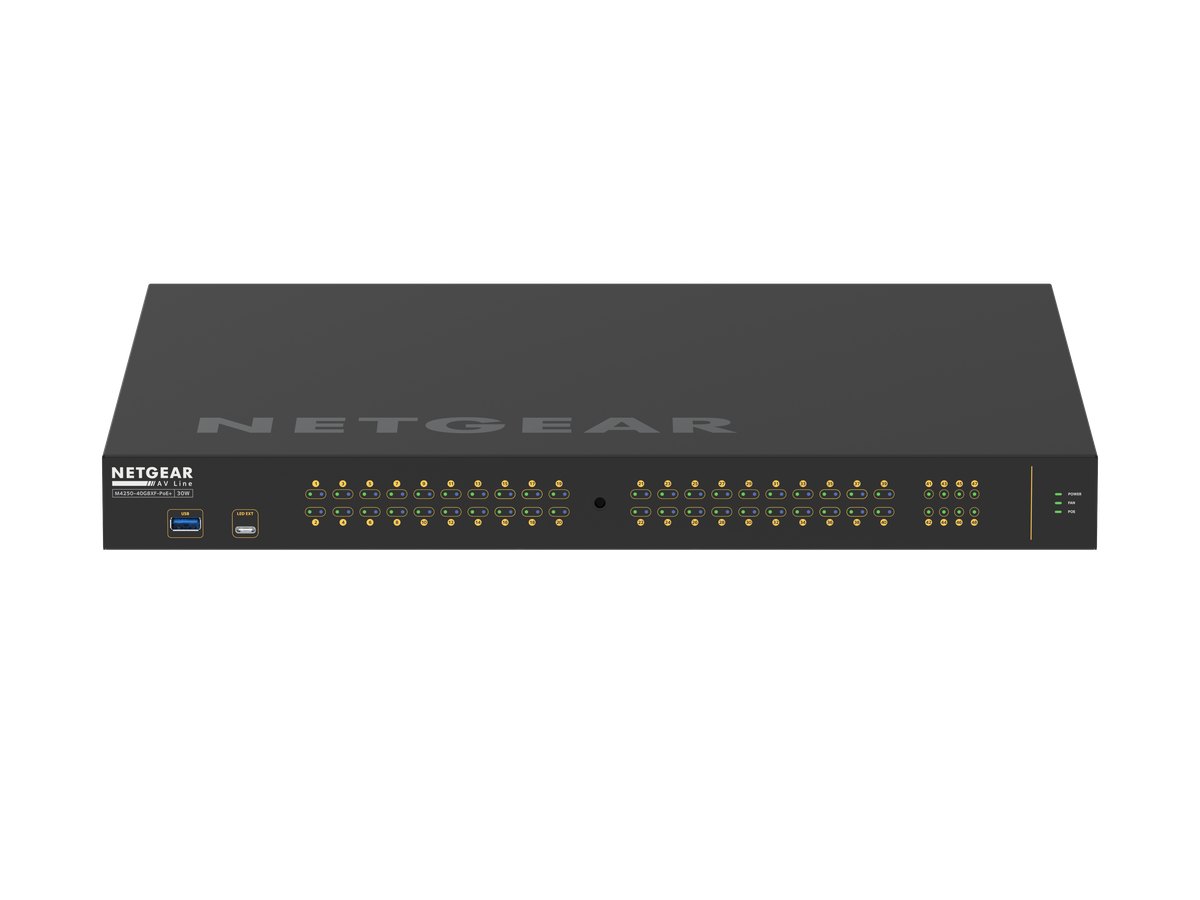 M4250-40G8XF-PoE+ 40xRJ45+ 8xSFP Port - Network Switch 40xPoE, 960W