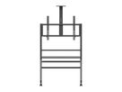 BrackIT Stand Scandio Black - Standsystem mobil - 55-86 Zoll û inkl. A